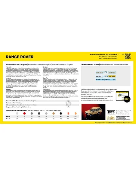 Range Rover, 1/43 - Heller 80181