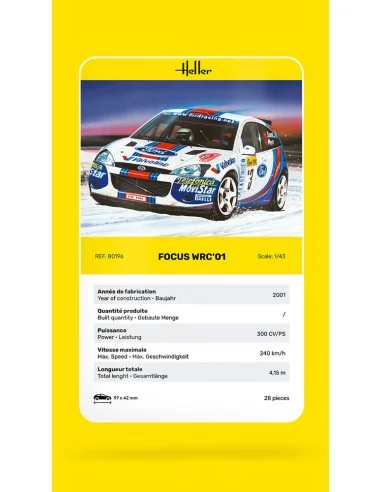 Focus WRC'01, 1/43 - Heller 80196