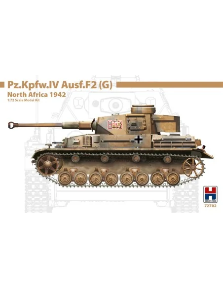Pz.Kpfw.IV Ausf.F2 (G) North Africa 1942, 1/72 - Hobby 2000 72702