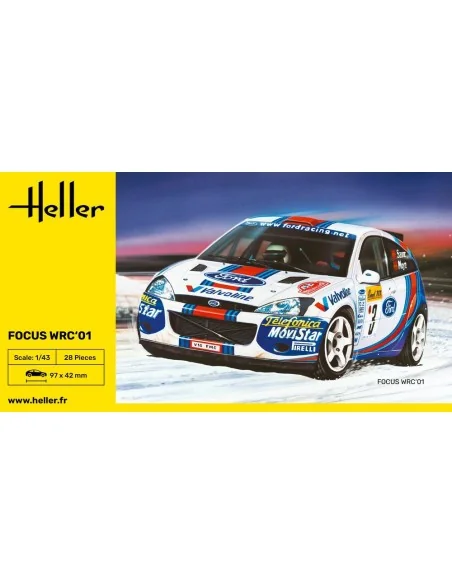 Focus WRC'01, 1/43 - Heller 80196