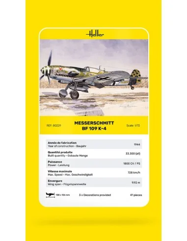 Messerschmitt Bf 109 K-4, 1/72 - Heller 80229