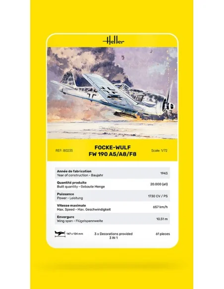 FW 190 A5/A8/F8, 1/72 - Heller 80235