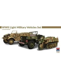 WWII Light Military Vehicles Set, 1/72 - Hobby 2000 72705