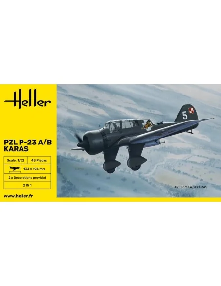 PZL 23 Karas, 1/72 - Heller 80247