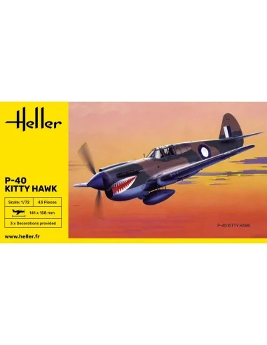 P-40 Kitty Hawk, 1/72 - Heller 80266