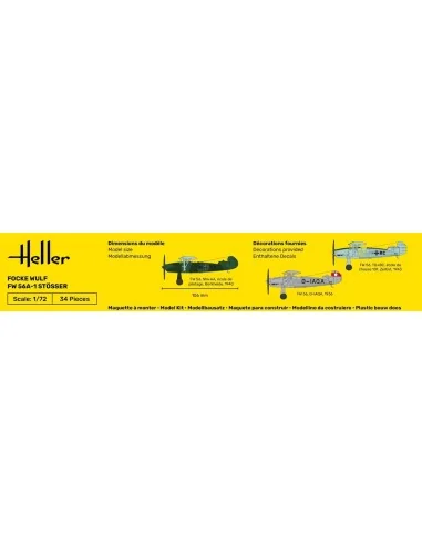 Focke Wulf FW 56A-1 Stösser, 1/72 - Heller 80238