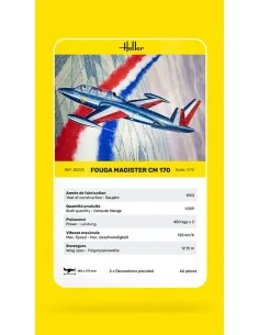 Fouga Magister CM 170, 1/72 - Heller 80220