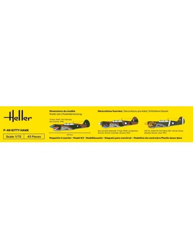 P-40 Kitty Hawk, 1/72 - Heller 80266