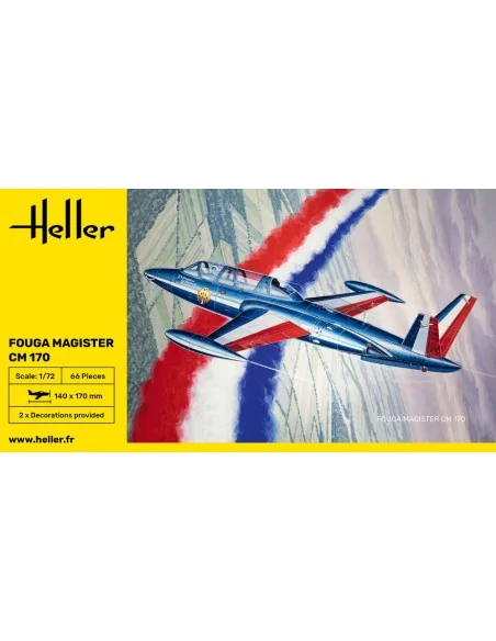 Fouga Magister CM 170, 1/72 - Heller 80220
