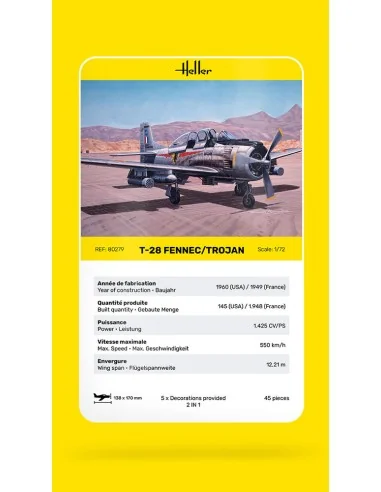 T-28 Fennec / Trojan, 1/72 - Heller 80279