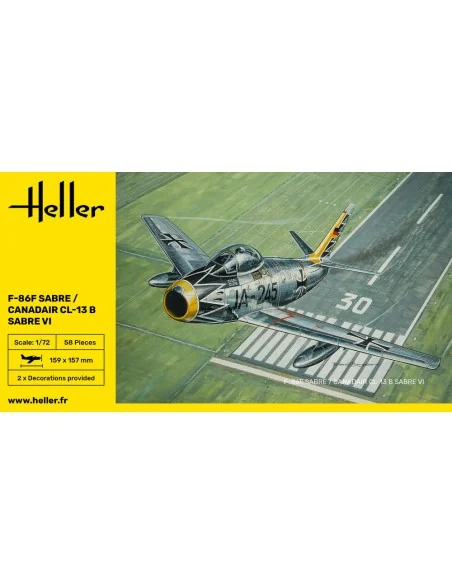 F-86F Sabre / Canadair CL-13 B Sabre VI, 1/72 - Heller 80277