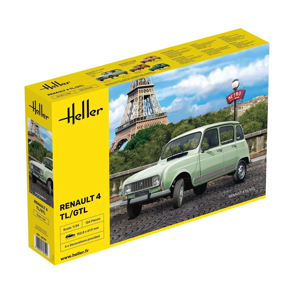 Renault 4TL/GTL, 1/24 - Heller 80759 Renault 4TL/GTL, 1/24 - Heller 80759