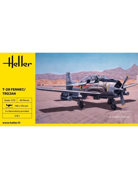 T-28 Fennec / Trojan, 1/72 - Heller 80279