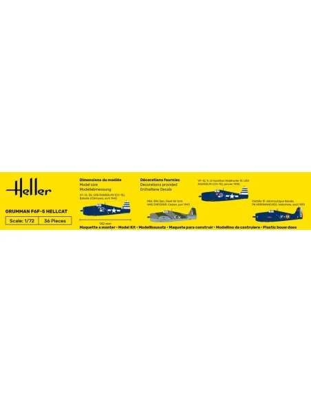 F6F Hellcat, 1/72 - Heller 80272