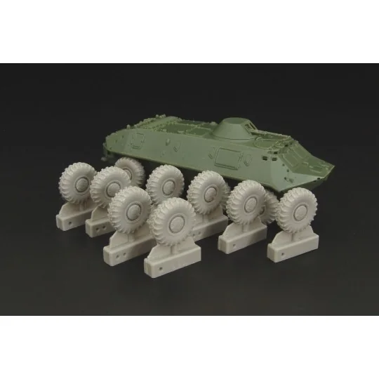 BTR-60 Wheels (ACE, ICM, S-model), 1/72 - Hauler HLH72061