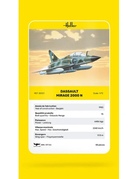 Mirage 2000 N, 1/72 - Heller 80321