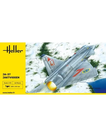 Ja-37 Jaktviggen, 1/72 - Heller 80309
