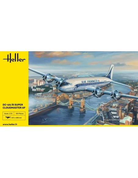 DC6 Super Cloudmaster AF, 1/72 - Heller 80315