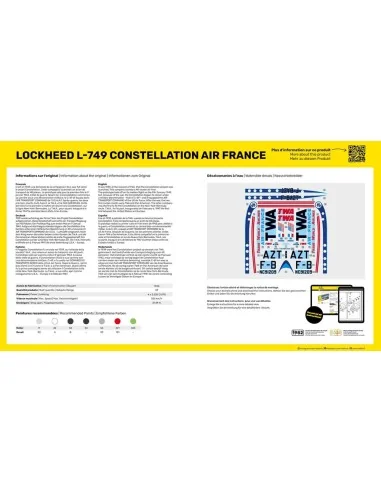 L-749 Constellation A.F., 1/72 - Heller 80310