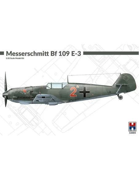 Messerschmitt Bf 109 E-3, 1/32 - Hobby 2000 32004