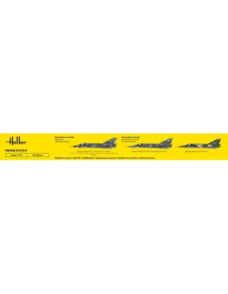 Mirage III E, 1/72 - Heller 80323