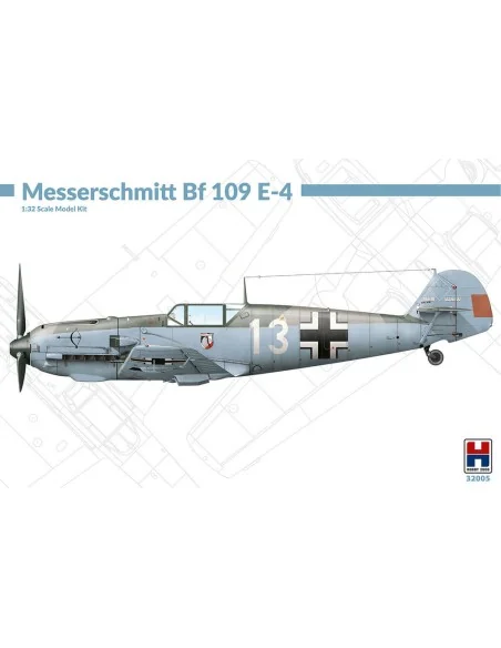 [NO_DESC] Messerschmitt Bf 109 E-4, 1/32 - Hobby 2000 32005