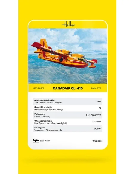 Canadair CL-415, 1/72 - Heller 80370