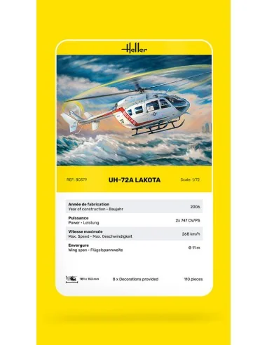 UH-72A Lakota, 1/72 - Heller 80379