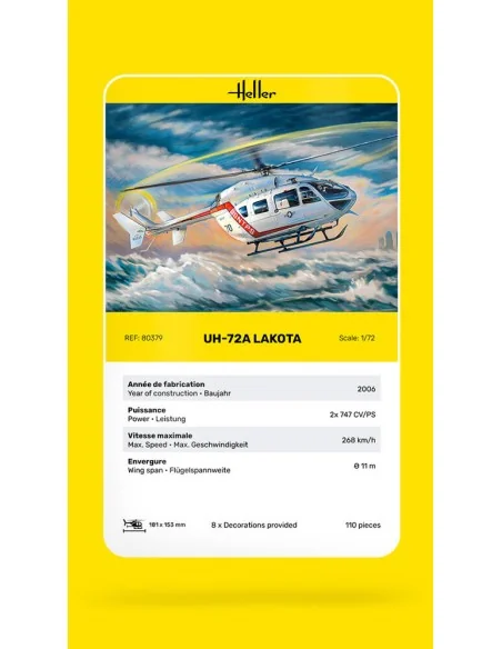 UH-72A Lakota, 1/72 - Heller 80379
