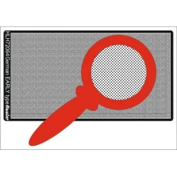 Engraved plate-GERMAN EARLY type - Hauler HLH72064