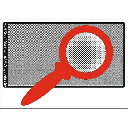 Engraved plate-GERMAN EARLY type - Hauler HLH72064