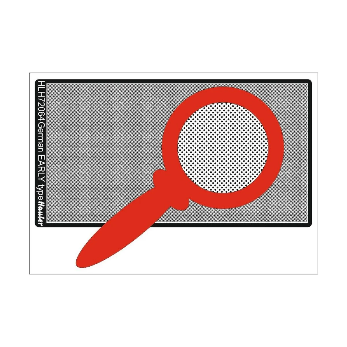 Engraved plate-GERMAN EARLY type, 1/72 - Hauler HLH72064