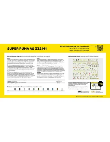 Super Puma AS 332 M1, 1/72 - Heller 80367