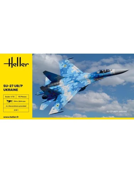 SU-27 UB/P Ukraine, 1/72 - Heller 80371