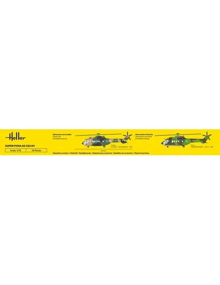 Super Puma AS 332 M1, 1/72 - Heller 80367