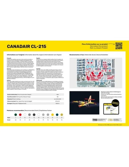 Canadair CL-215, 1/72 - Heller 80373