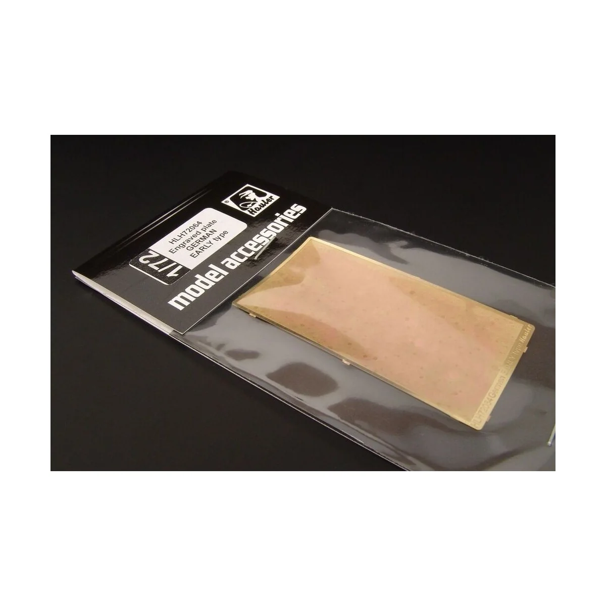 Engraved plate-GERMAN EARLY type - Hauler HLH72064