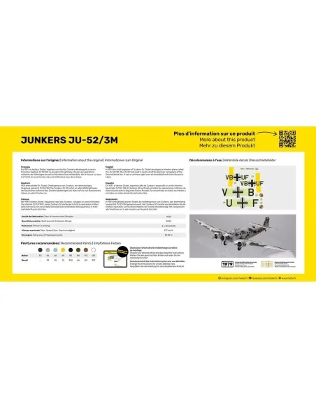 Ju-52/3m, 1/72 - Heller 80380