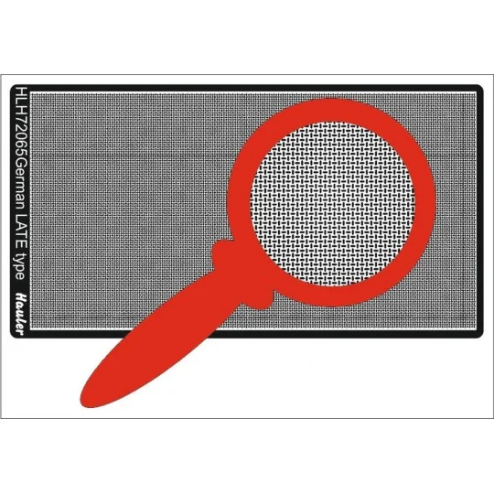 Engraved plate-GERMAN LATE type - Hauler HLH72065