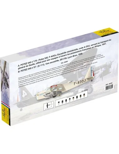Potez 540 - Heller Museum, 1/72 - Heller 80395