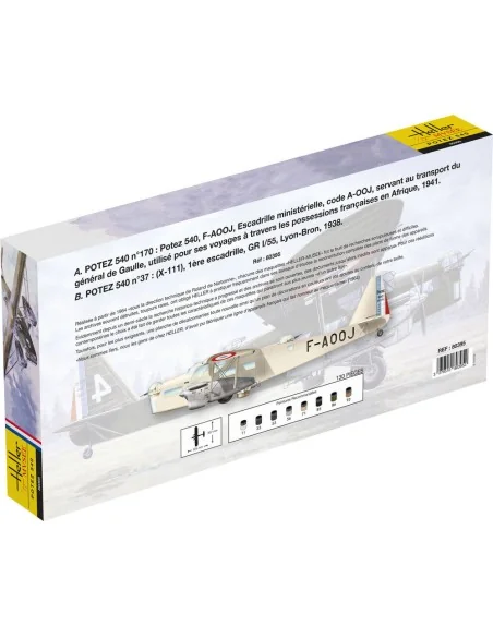 Potez 540 - Heller Museum, 1/72 - Heller 80395