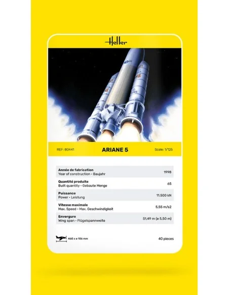Ariane 5, 1/125 - Heller 80441