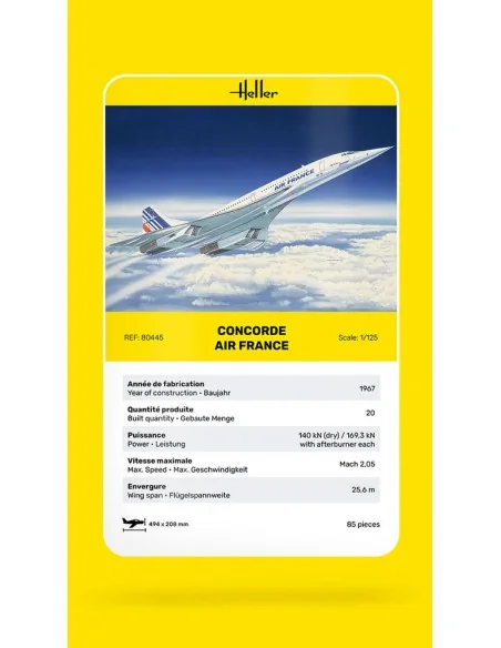 Concorde AF, 1/125 - Heller 80445