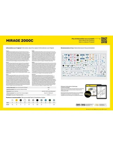 Mirage 2000 C, 1/48 - Heller 80426
