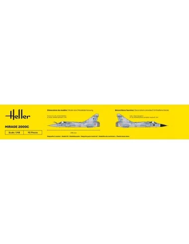 Mirage 2000 C, 1/48 - Heller 80426