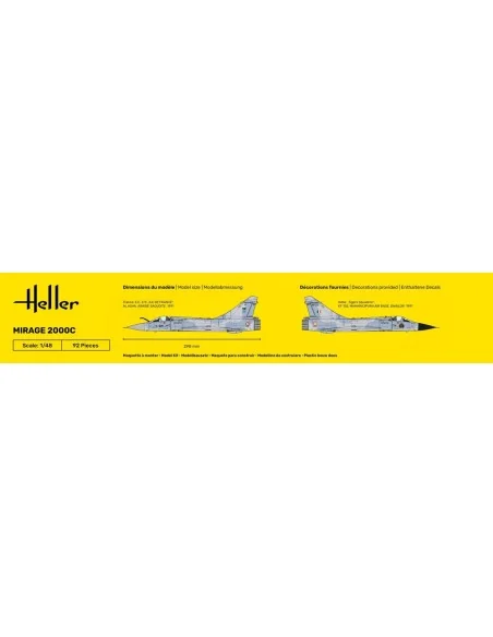 Mirage 2000 C, 1/48 - Heller 80426