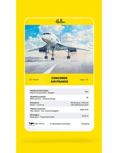 Concorde AF, 1/72 - Heller 80469