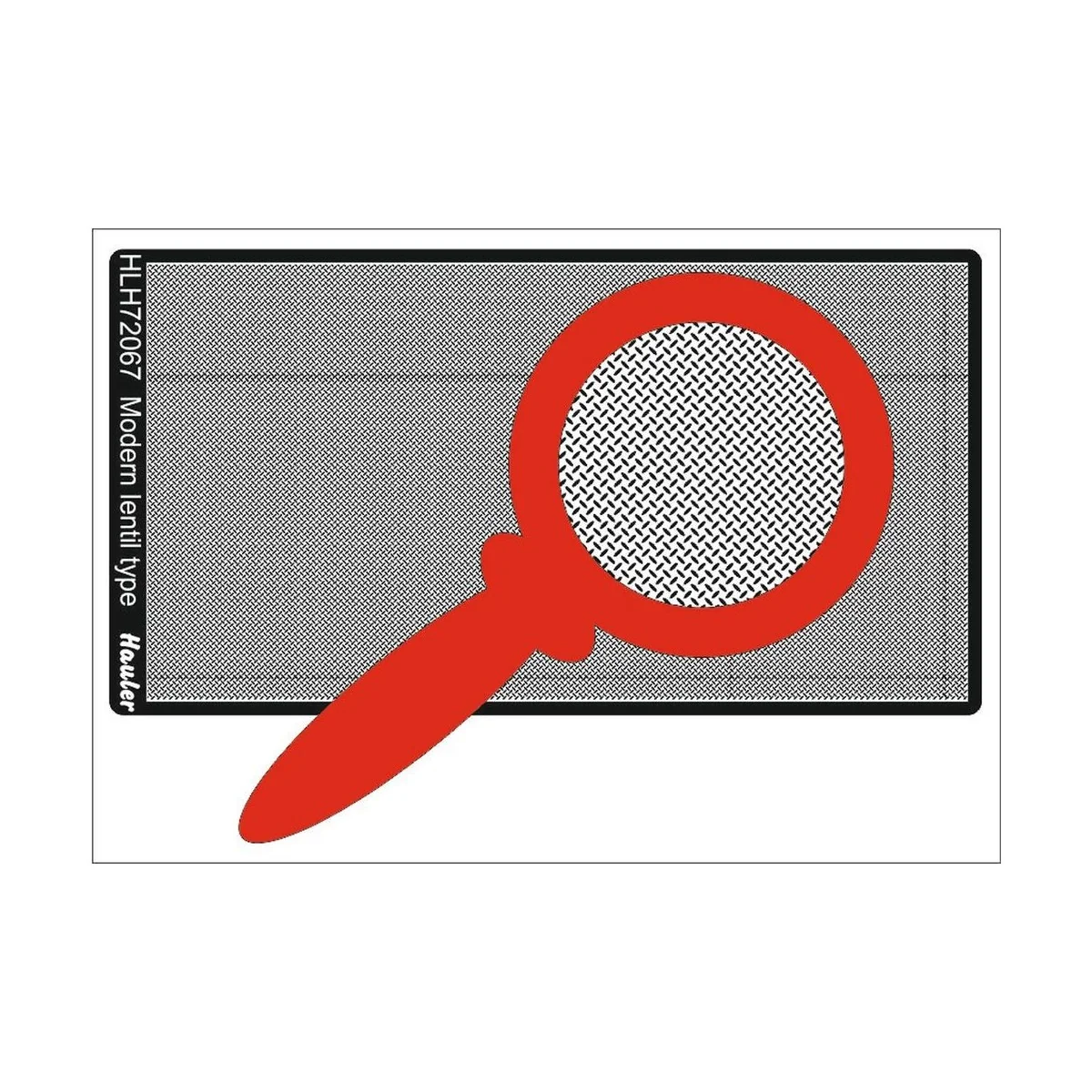 Engraved plate-MODERN LENTIL type, 1/72 - Hauler HLH72067