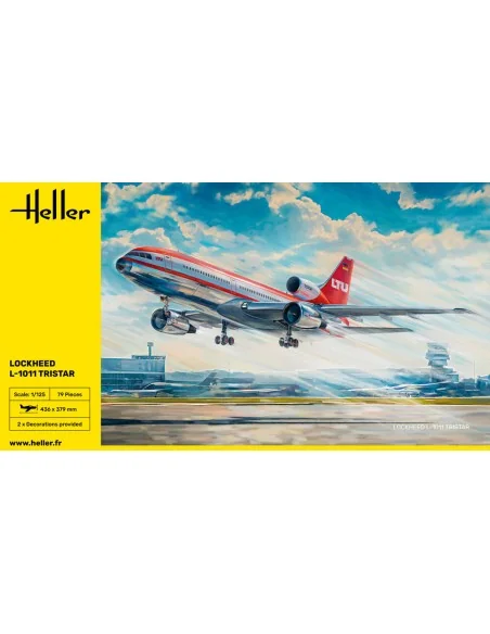 Lockheed L-1011 Tristar, 1/125 - Heller 80451
