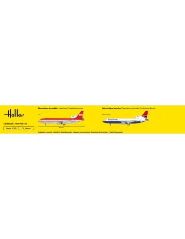 Lockheed L-1011 Tristar, 1/125 - Heller 80451